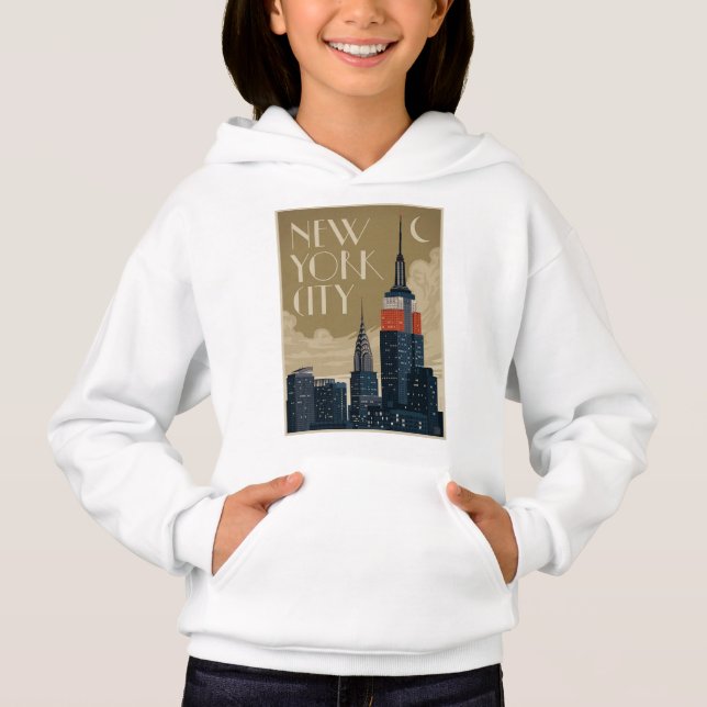 New York City Skyline T Shirt (Framsida)