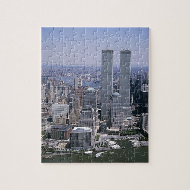 New York City Skyline Twin Torn Pussel (Vertikal)