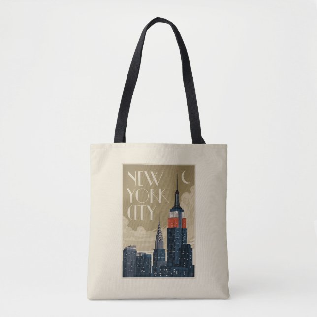 New York City Skyline Tygkasse (Framsida)