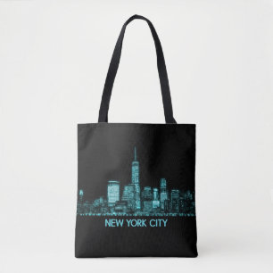 New York City Skyline Tygkasse