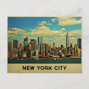 New York City Skyline Vykort