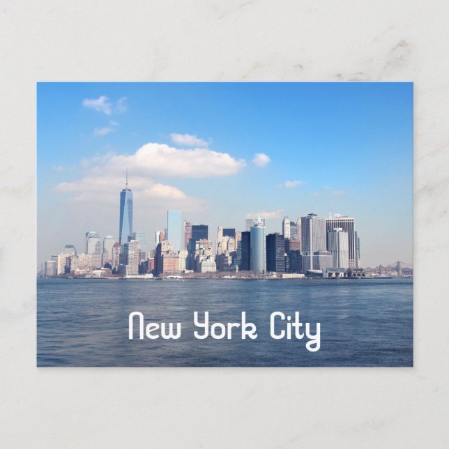 New York City Skyline Vykort (Framsida)