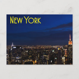 New York City Skyline Vykort