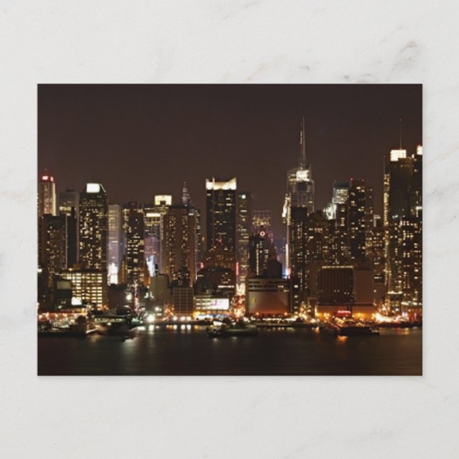 New York City Skyline Vykort (Framsida)