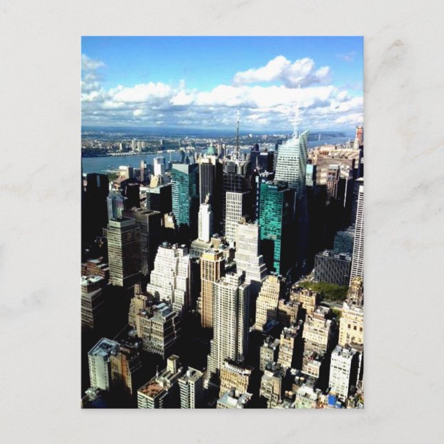 New York City Skyline Vykort (Framsida)