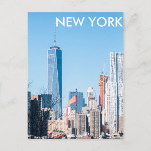 New York City Skyline Vykort