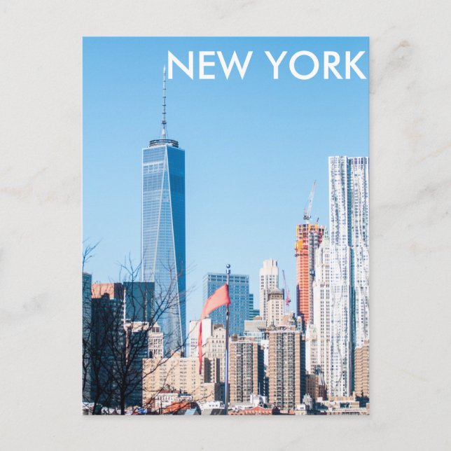 New York City Skyline Vykort (Framsida)
