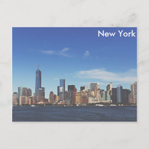 New York City Skyline Vykort