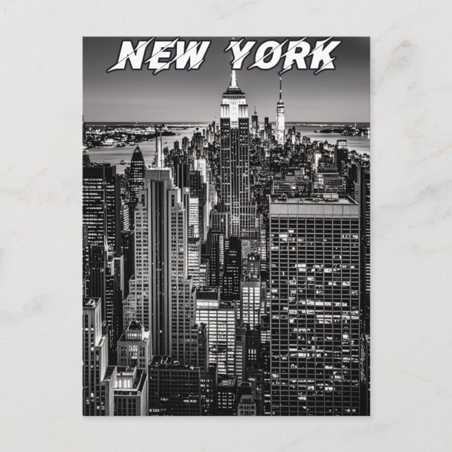 New York City Skyline Vykort (Framsida)