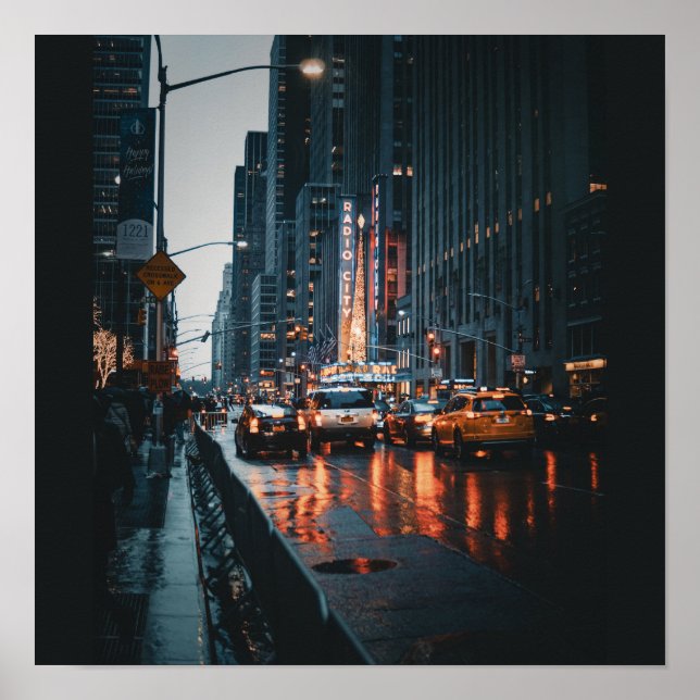 New York City Skylines: Captivating Urban Views Poster (Framsidan)