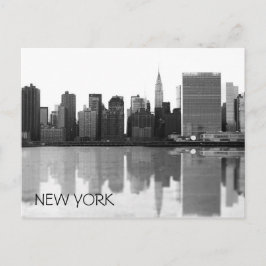 New York City-skyltkort Vykort