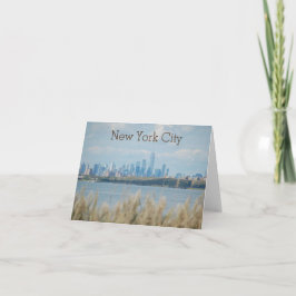 New York City-skyltvyn från Meadow Note Card Tack Kort