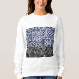 New York City Skyscrapers Möt portugisiska plattor T Shirt