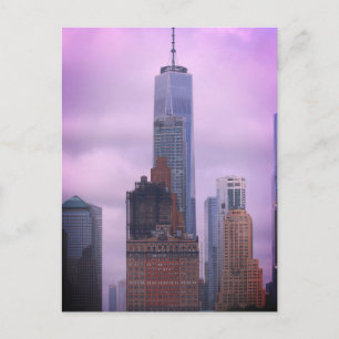 New York City Skyskrapor Vykort