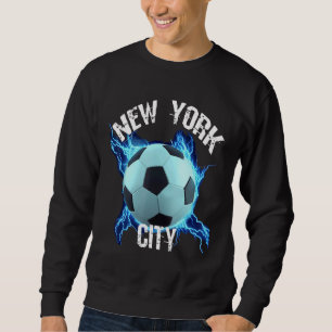 New York City Soccer Lång Ärmad Tröja