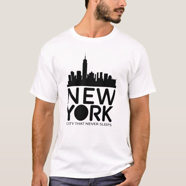 New York City som aldrig leker T Shirt (Framsida)