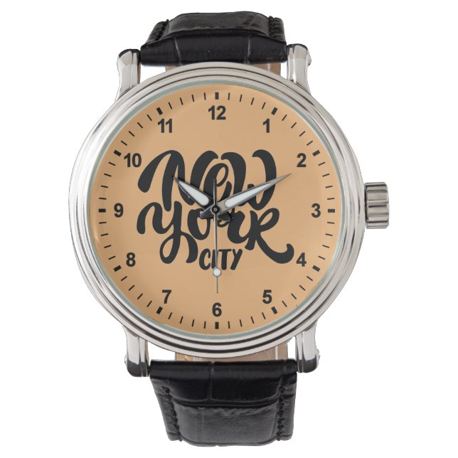 New York City Stil Armbandsur (Framsida)
