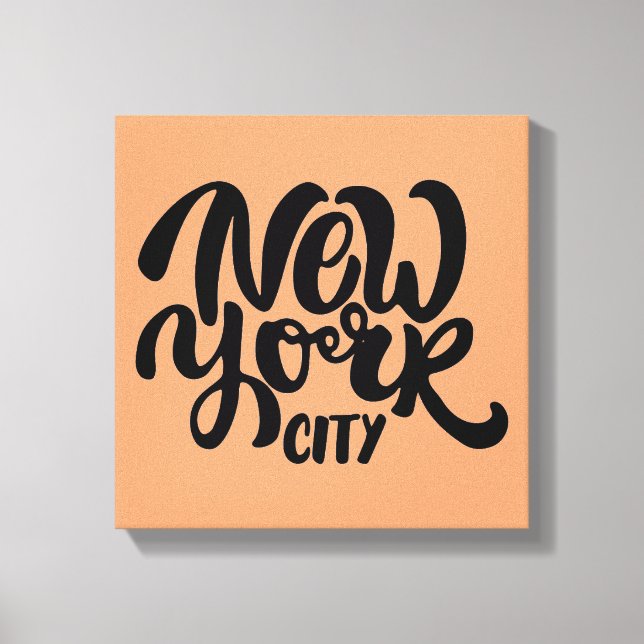 New York City Stil Canvastryck (Framsida)
