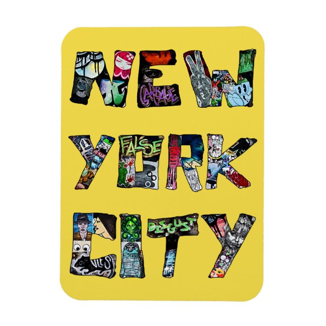 New York City Street Art Magnet (Vertikal)