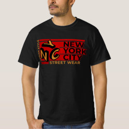 New York City Street Bära Urban Stil T Shirt