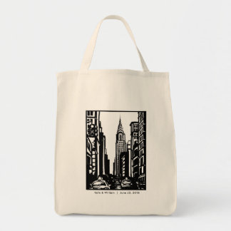 New York City Street Tote Bag Tygkasse