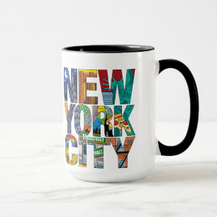 New York City svart 15 uns Ringermugg Mugg