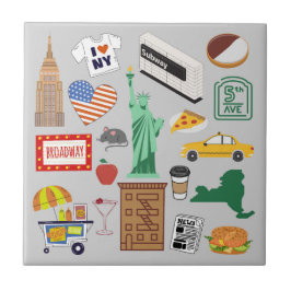 New York City-symboler Kakelplatta