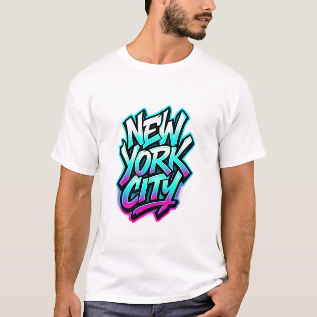 New York City T Shirt (Framsida)