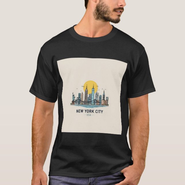 New York City T Shirt (Framsida)