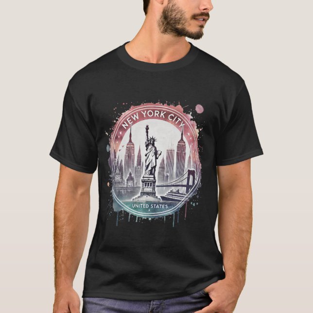 New York City T Shirt (Framsida)