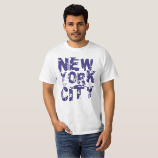 New York City texttypografi påstår Amerika Tee Shirt