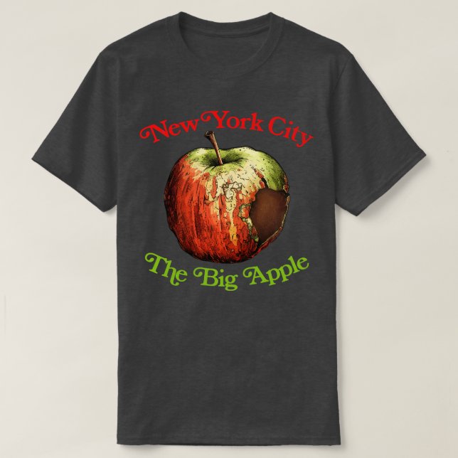 New York City the Big Apple T Shirt (Design framsida)