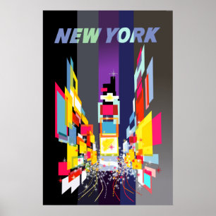 New York City, tidskrifts resepaket Poster