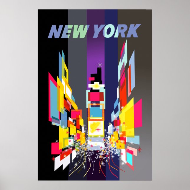 New York City, tidskrifts resepaket Poster (Framsidan)