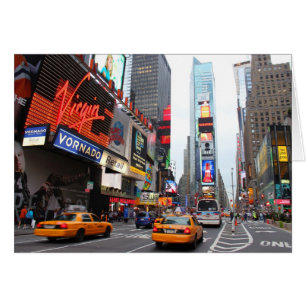 New York City Times Square Hälsningskort