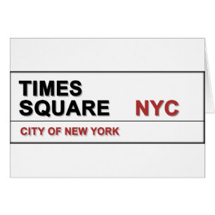 New York City Times Square Hälsningskort