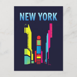 New York City Times Square Popkonst Vykort