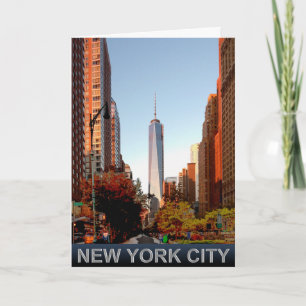 New York City Torn hälsningskort Kort