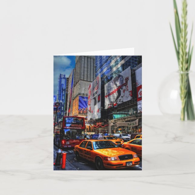 New York City Trafikera-Tomt kort (Framsida)