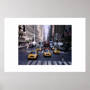 New York City trafikerar Poster