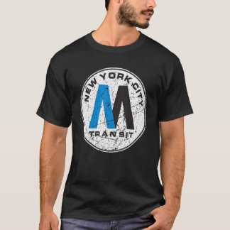 New York City Transit Tunnelbanan Tåg Retro New Yo T Shirt