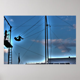 New York City Trapeze Artist @ Seaport Poster