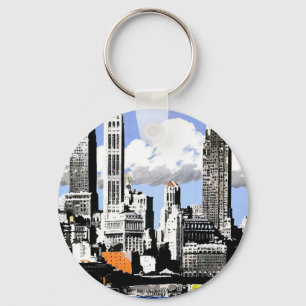 New York City Travel Nyckelring
