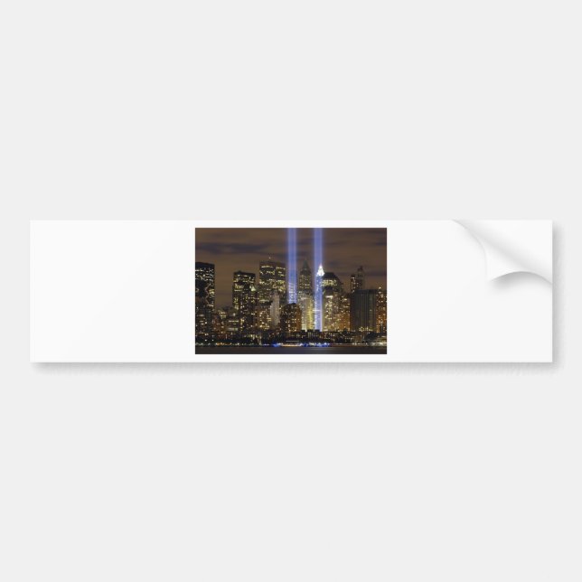 New York City Tribute Ljus Bildekal (Framsidan)