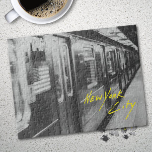 New York City Tunnelbanan Puzzle Pussel