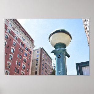 New York City Tunnelbanan Station Upper Väster Sid Poster