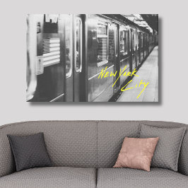 New York City Tunnelbanan Stretched Kanvastryck