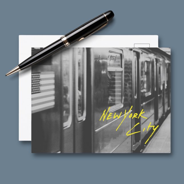 New York City Tunnelbanan Vykort (NYC Postcard)