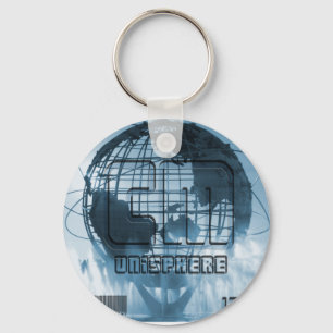 New York City Unisphere jordklot Nyckelring