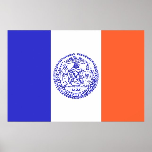 New York City, United Stater flagga Poster (Framsidan)